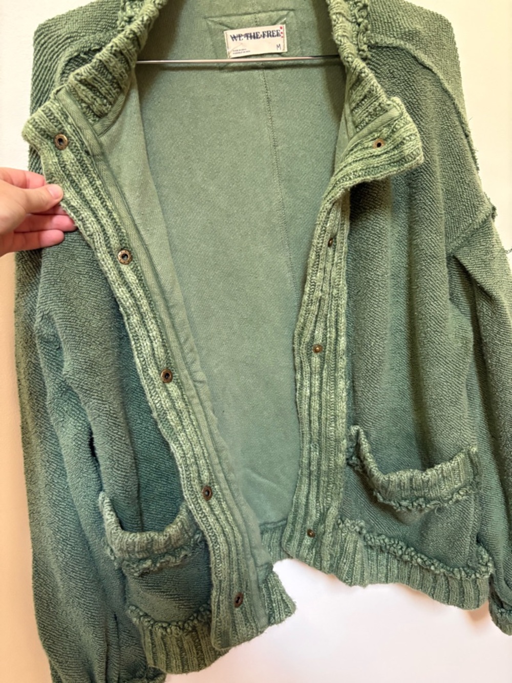 NWOT Free People We The Free Cute In This Cardi Size Medium - Picture 10 of 16